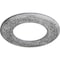 Ekena Millwork Blackthorn Medallion (Canopies up to 7 1/2"), 13 3/8"OD x 7 1/2"ID x 3/4"P, Ultra Pure White Crackle CM13BLUWC - alternate 3